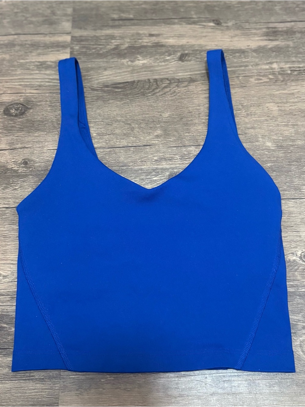 Gilly Hicks Royal Blue Performance Crop Tank